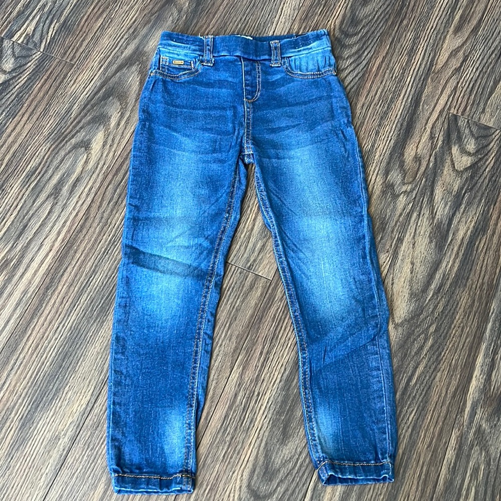 Mayoral denim legging jeans, size 4